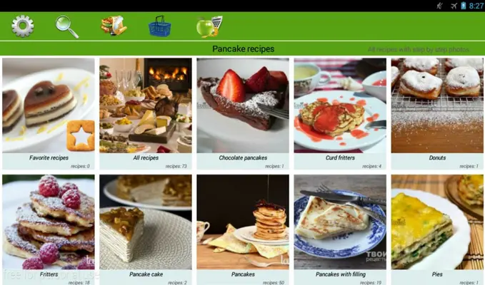 Pancakes recipes android App screenshot 0