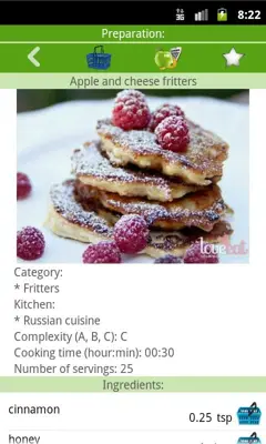 Pancakes recipes android App screenshot 3