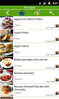 Pancakes recipes android App screenshot 4